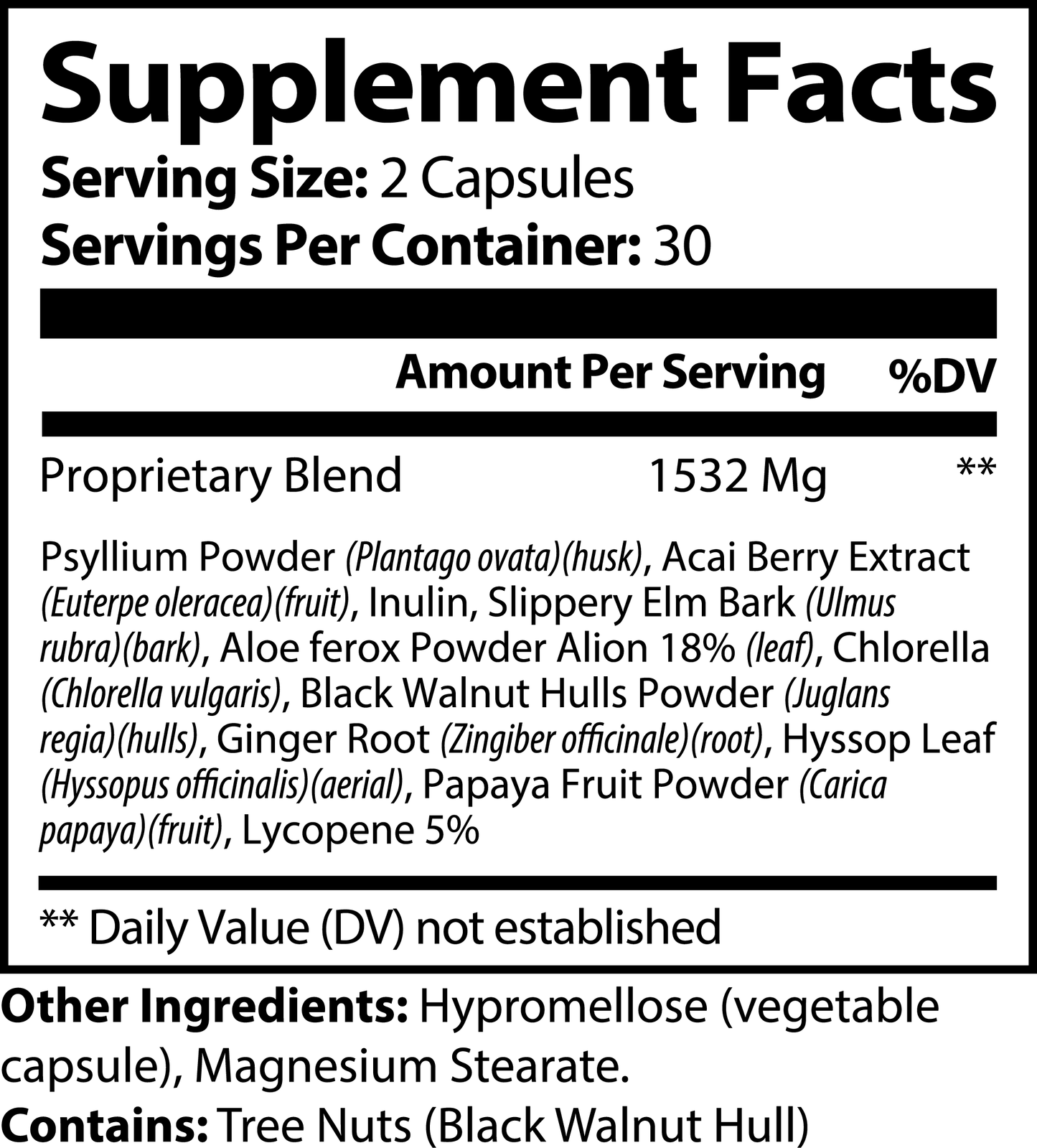 Max Detox Capsules (Acai Detox)