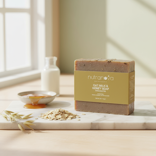 Handcrafted Oat Milk & Honey Soap - NutraNova