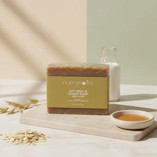 Handcrafted Oat Milk & Honey Soap - NutraNova