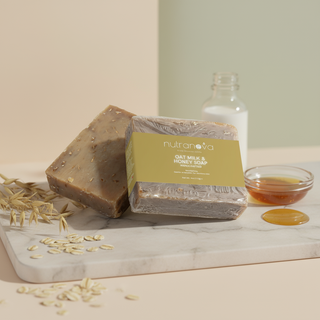 Handcrafted Oat Milk & Honey Soap - NutraNova