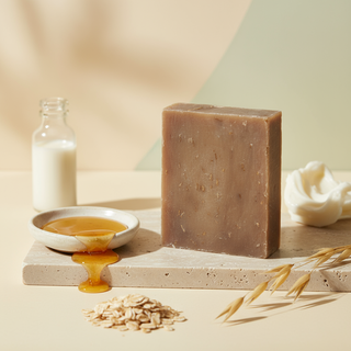 Handcrafted Oat Milk & Honey Soap - NutraNova