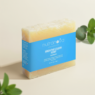 Handcrafted Breathe Clear Soap - NutraNova