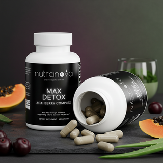Max Detox Capsules (Acai Detox) - NutraNova