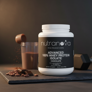 Advanced 100% Whey Protein Isolate (Chocolate) - NutraNova