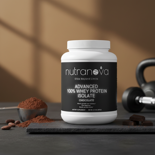 Advanced 100% Whey Protein Isolate (Chocolate) - NutraNova