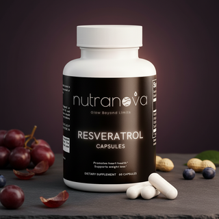 Resveratrol 50% 600mg Capsules - NutraNova