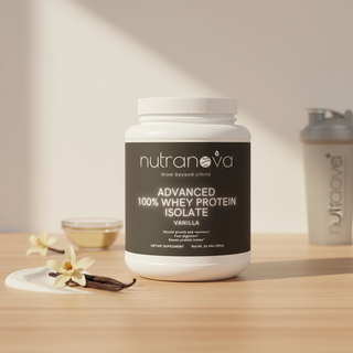 Advanced 100% Whey Protein Isolate (Vanilla) - NutraNova