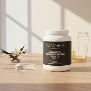 Advanced 100% Whey Protein Isolate (Vanilla) - NutraNova