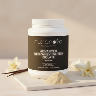 Advanced 100% Whey Protein Isolate (Vanilla) - NutraNova