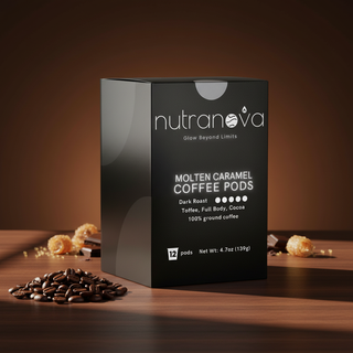 Molten Caramel Coffee Pods (Dark Roast) - NutraNova
