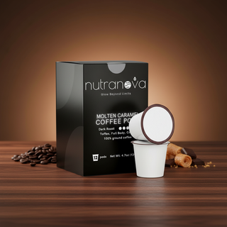 Molten Caramel Coffee Pods (Dark Roast) - NutraNova
