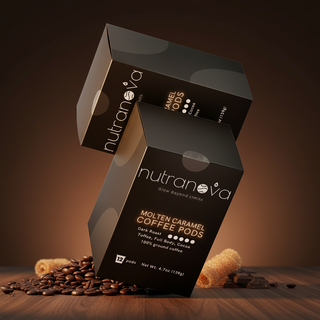 Molten Caramel Coffee Pods (Dark Roast) - NutraNova