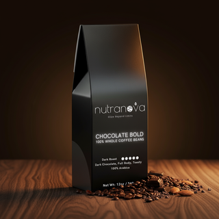 Chocolate Bold Coffee Beans (Dark Roast) - NutraNova