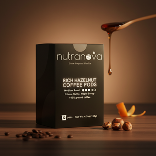 Rich Hazelnut Coffee Pods (Medium Roast) - NutraNova