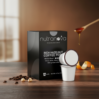 Rich Hazelnut Coffee Pods (Medium Roast) - NutraNova