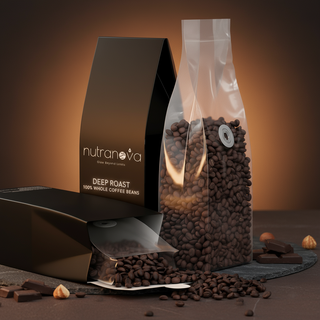 Deep Roast Coffee Beans (Dark Roast) - NutraNova
