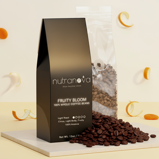 Fruity Bloom Coffee Beans (Light Roast) - NutraNova