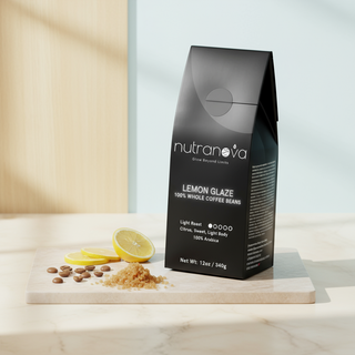 Lemon Glaze Coffee Beans (Light Roast) - NutraNova