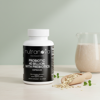 Probiotic 40 Billion with Prebiotics Capsules - NutraNova