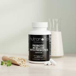 Probiotic 40 Billion with Prebiotics Capsules - NutraNova