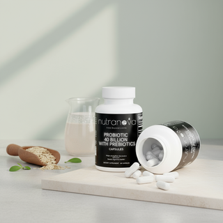 Probiotic 40 Billion with Prebiotics Capsules - NutraNova