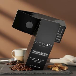 Praline Smooth Coffee Beans (Medium Roast) - NutraNova