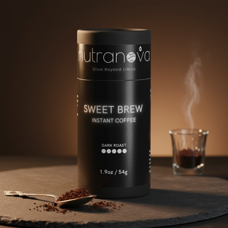 Sweet Brew Instant Coffee (Dark Roast) - NutraNova