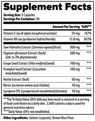 Prostate Support Capsules - NutraNova