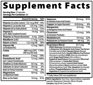 Brain & Focus Formula Capsules - NutraNova